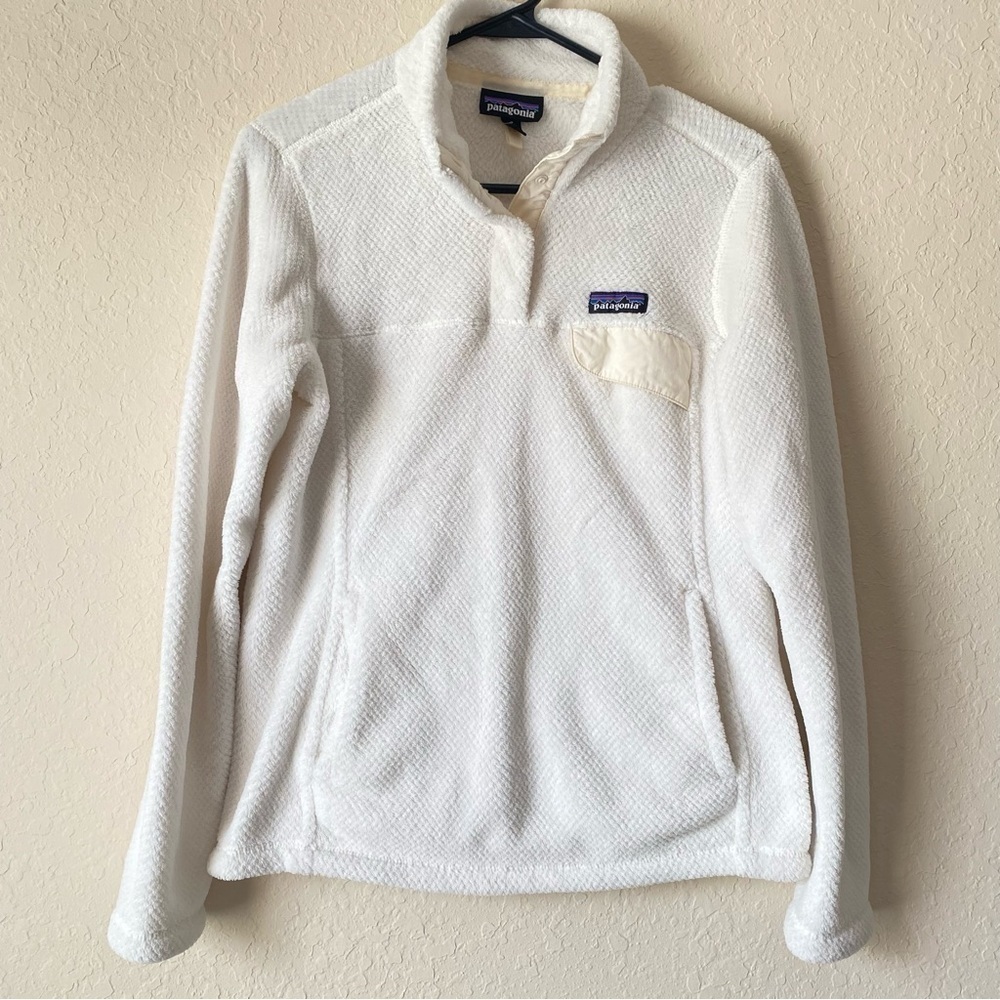 Patagonia | Re-Tool Snap-T Pullover White X-Dye Size Small